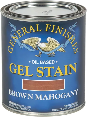 Miniatura 10 de General Finishes - Tinte en gel base de aceite, 1 cuarto de galón, cereza georgiana Georgian Cherry