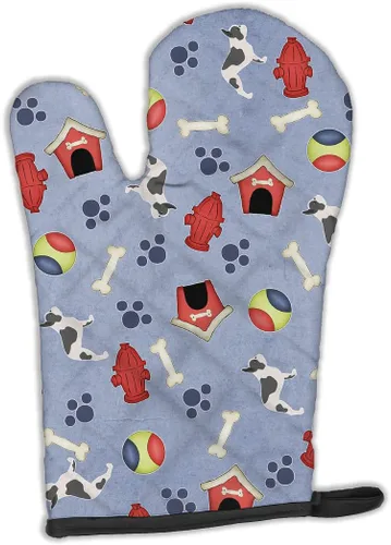 Miniatura 192 de Caroline's Treasures BB4872OVMT - Guante de horno de Navidad Affenpinscher resistente al calor, grueso para sartenes calientes y horno, manopla