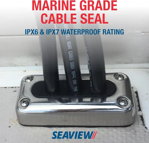 Miniatura 2 de SEAVIEW Multi-Cable Rectangle Cable Gland Marine Grade Waterproof Cable Seal