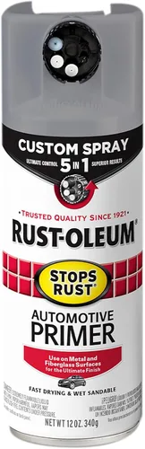 Miniatura 11 de Rust-Oleum 2081830 - Spray de imprimación para automóvil que detiene el óxido, 12 onzas, gris claro plano