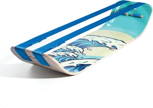 Miniatura 10 de GIBBON SlackBoard - GiBoard Balance Board - Gift for Kids & Adults - 1 & 2 Line Options - Slackline Balance Trainer for Core Workouts, Standing Desk