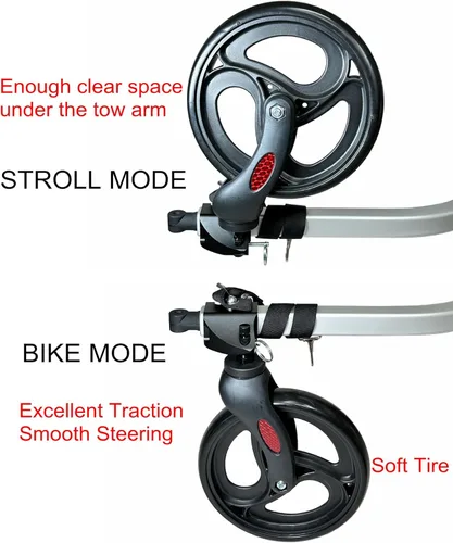 Miniatura 3 de Kit de cochecito para remolque de bicicleta Burley compatible con todos los remolques de remolque cuadrados Burley