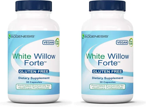 Miniatura 8 de Nutra Biogenesis White Willow Forte - Cápsulas de corteza de sauce blanco para apoyo digestivo con boswellia, cúrcuma, jengibre y bromelina, mezcla