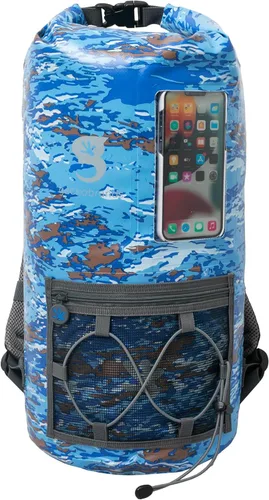 Geckobrands Hydroner 20L Mochila impermeable Geckoflage océano