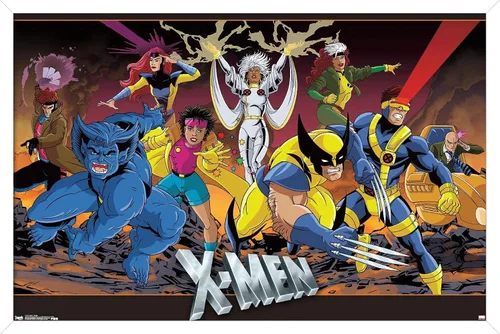 Miniatura 6 de Trends International Marvel Comics - Póster de pared de grupo de The X-Men, 14.725 x 22.375 pulgadas, versión premium sin marco