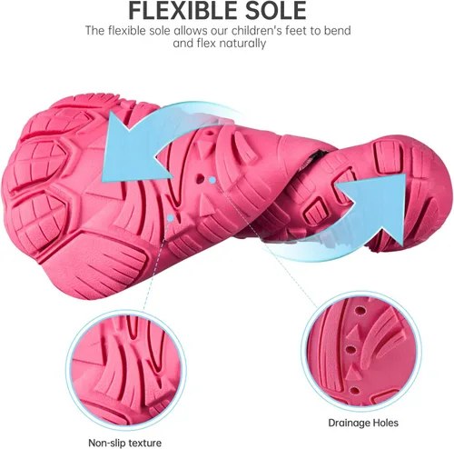 Miniatura 4 de SEEKWAY Barefoot Water Shoes for Kids - Wide Toe Box and Quick-Dry Sand Shoes Toddler for Hiking Swim Beach Pool Kayak Sport Accessories, Camping