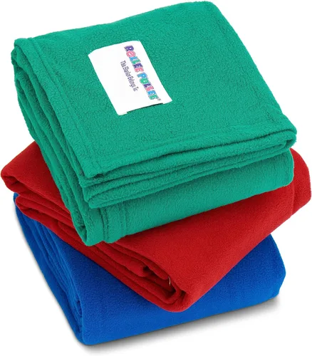 Miniatura 7 de ROLLEE POLLEE Northwest - Manta de dormir de forro polar verde para niños, manta súper suave que no forma bolitas, individual - Solución acogedora