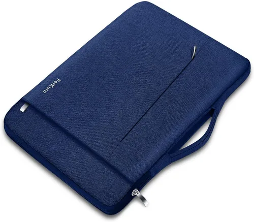 Ferkurn Funda para Laptop para Hombres y Mujeres Funda para Chromebook Compatible con MacBook Air/Pro Lenovo Surface HP Dell ASUS Acer, 15.6 Azul