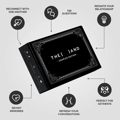 Miniatura 2 de {THE AND} Edición para parejas – 199 tarjetas de conversación significativas para parejas – Preguntas para profundizar la conexión y construir