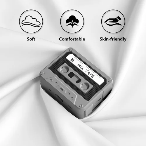 Miniatura 5 de Estuche para AirPods Pro 2, KOREDA Divertido Diseño de Cinta de Casete para AirPods Pro 2ª Generación/1ª Generación (2023/2022/2019), Linda Funda