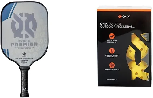 Miniatura 9 de Onix Evoke Premier - Paleta de pickleball aprobada por USAPA - Raquetas de pickleball rojas y azules - Opciones de peso y color disponibles