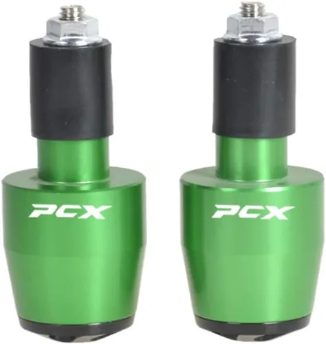 Miniatura 3 de Extremos para manillar de motocicleta, agarres de aluminio para manillar, tapas compatibles con HONDA PCX150 PCX125 (negro)