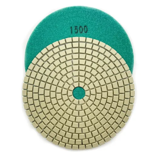 Miniatura 4 de Juego de almohadillas de pulido de piedra seca de 4 pulgadas (grano 50, 100, 200, 400, 800) - para encimeras de granito, mármol y hormigón