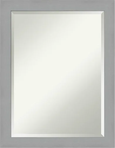 Miniatura 18 de Amanti Art Espejo de pared negro de 24 x 20 pulgadas, espejo de baño rectangular negro cepillado para decoración de pared de sala de estar, marco