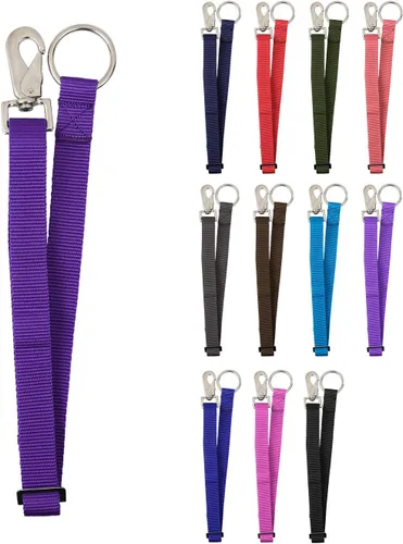Miniatura 10 de Derby - Correas ajustables resistentes para cubo de agua de caballo (azul rey)