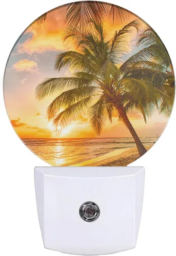 Miniatura 22 de EKOBLA Luz nocturna de árbol de estaciones coloridas enchufable, luz nocturna LED multicolor con sensor automático del atardecer al amanecer