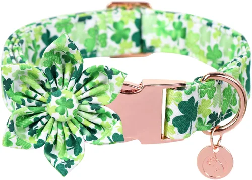 Miniatura 23 de DOGWONG Collar de perro de San Valentín con pajarita, corazón azul, perfecto para perros pequeños, medianos y grandes, patrón de corazón, pajarita