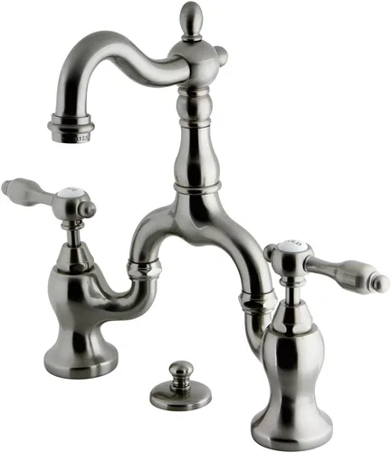 Miniatura 7 de Kingston Brass KS7972TAL Tudor Bridge - Grifo de baño, latón pulido, 10.75 x 8 x 2.13 pulgadas