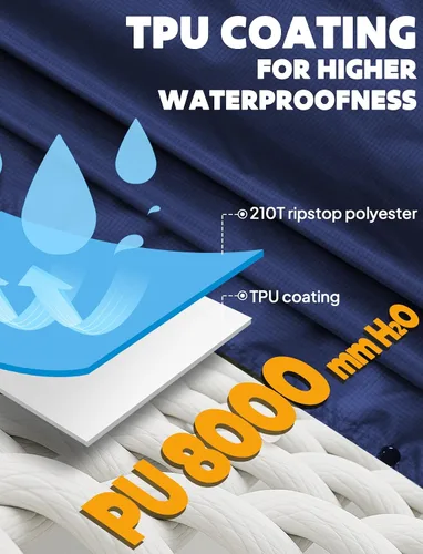 Miniatura 32 de ANYOO Poncho de lluvia con capucha para adultos, impermeable, ligero, para hombres y mujeres, chaqueta de lluvia reutilizable para emergencias al