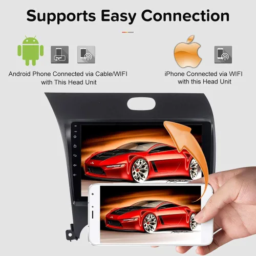 Miniatura 5 de SYGAV Estéreo de coche para 2012-2017 Kia Forte Cerato K3 Radio navegación GPS 9 pulgadas pantalla táctil Android sistema principal unidad