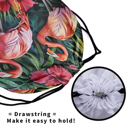Miniatura 215 de Bolsa de agarre de gimnasia de piel de animal, bolsa de gimnasia con cordón ajustable, bolsa de cuerda para fauna silvestre, Mariposas Galaxy