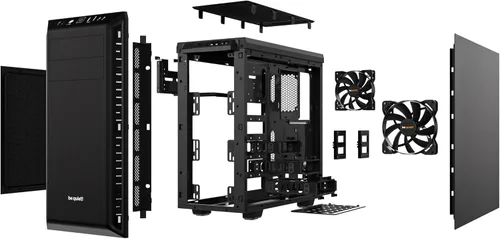 Miniatura 4 de be quiet! Pure Base 600 ATX Mid Tower Caja de PC 2 Ventiladores Pure Wings Preinstalados Negro BG021