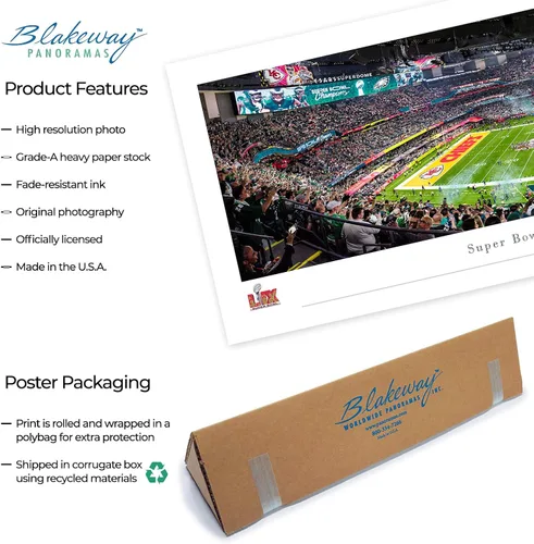 Miniatura 3 de Blakeway Worldwide Panoramas, Inc. 2016 NHL Stanley Cup Champions - Pittsburgh Penguins - Póster panorámico de la NHL y decoración de pared Póster