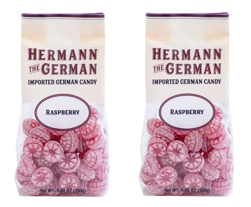 Miniatura 2 de Hermann the German Caramelos duros - Importados - Paquete de 2 (surtido de hierbas bávaras)