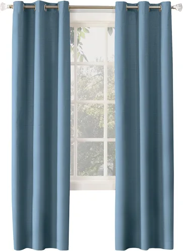 Miniatura 15 de Sun Zero Cooper - Cortina con aislamiento térmico de eficiencia energética con ojales, panel de 40 x 63 pulgadas, color azul