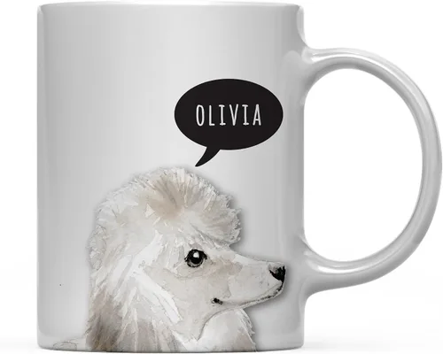 Miniatura 49 de Andaz Press Taza de café personalizada de 11 onzas para perro, Shih Tzu Shorter Haired Up Close, paquete de 1 Shih Tzu pelo más corto personalizado