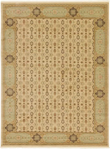 Miniatura 14 de Unique Loom Palace Collection - Alfombra de área Jefferson (2 pies x 3 pies 1 pulgada, rectangular, crema/caramelo)