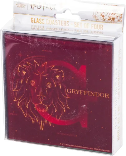 Miniatura 13 de Silver Buffalo Harry Potter Constellations - Juego de posavasos de cristal de 4 piezas, multicolor (HP26175A)