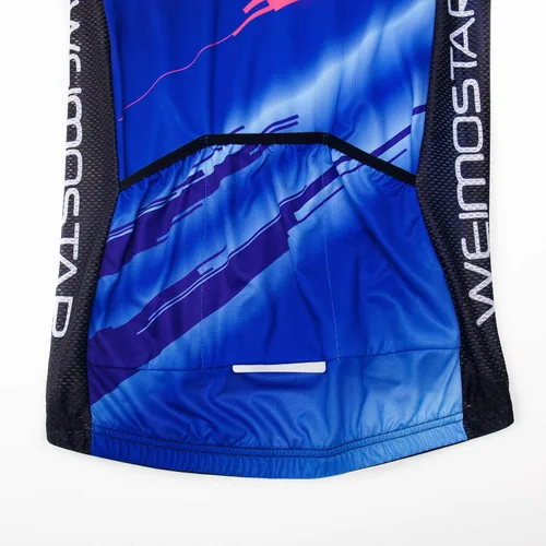 Miniatura 127 de Nuevo Pro cremallera completa hombres ciclismo Jersey manga corta Riding Shirt USA