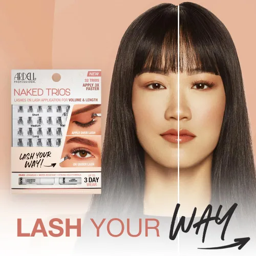 Miniatura 3 de Ardell Naked Lashes Trios Kit, 32 tríos, 1 paquete