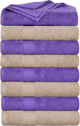 Miniatura 23 de Ample Decor Juego de 12 toallas de baño de 600 GSM, 100% algodón, 4 toallas de baño, 4 toallas de mano, 4 paños de lavado, absorbentes y suaves