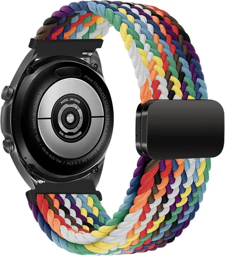 Miniatura 12 de Correa de nailon compatible con Samsung Galaxy Watch 7/6/5/4/FE 1.732 in 1.575 in/Galaxy Watch 5 Pro 1.772 in/Watch 4/6 Classic 1.850 in 1.811 in