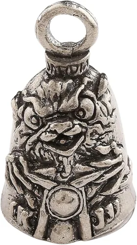 Miniatura 30 de Guardian Bell Good Luck Bell w/Keyring & Black Velvet Bag Motorcycle Bell Lead-Free Pewter Made in USA Phoenix Biker