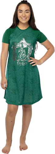 Miniatura 2 de Harry Potter - Camisón de manga larga con estampado de Hogwart Houses - Slytherin, Gryffindor, Hufflepuff, Ravenclaw
