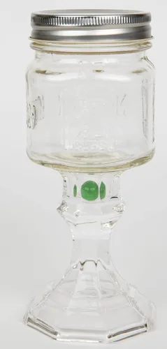 Miniatura 3 de Copa de vino Redneck Una de las únicas botellas de vino con tapa. Cuadrado individual