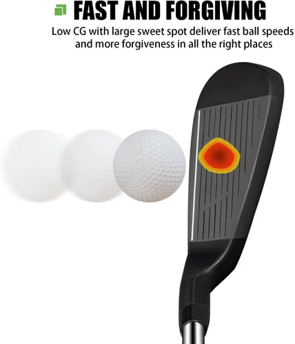 Miniatura 3 de MAZEL WM-X1/2 Hierros individuales para palos de golf para hombres 1,2,3,4,5,6,7,8,9, Pitching Wedge, Approach Wedge, Sand Wedge con ejes