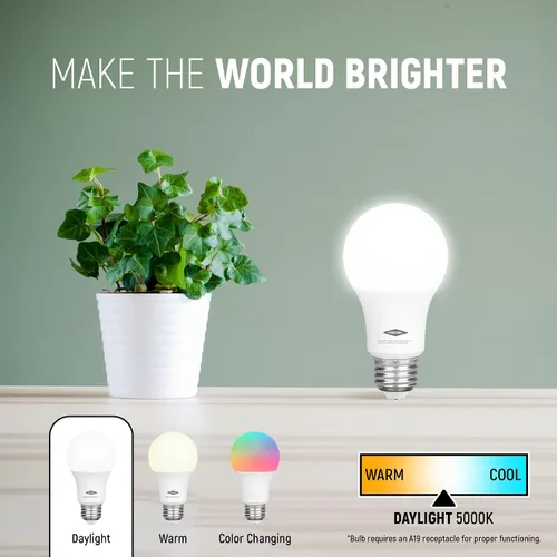 Miniatura 5 de REGAL - Bombilla LED A19 (800 lúmenes, 9 W, equivalente a 60 W, base E26, intensidad no regulable)