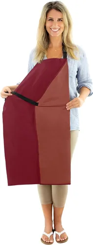 Miniatura 10 de Ravill Delantal impermeable para hombres y mujeres, delantales de trabajo multiusos de 35 pulgadas para lavavajillas, aseo de perros, limpieza