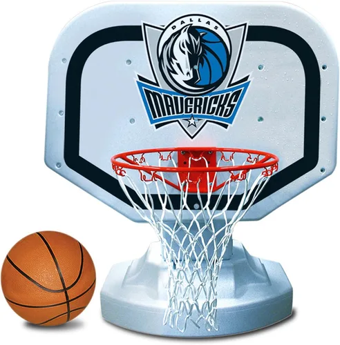 Poolmaster 72906 Dallas Mavericks NBA USA Juego de baloncesto junto a la piscina estilo competición