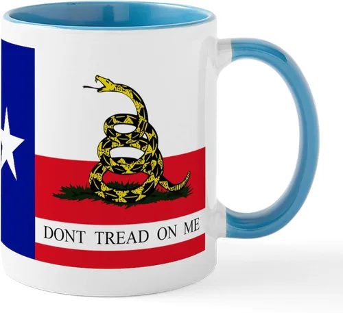 Miniatura 24 de CafePress – Taza Amarillo Texas – El único Taza de café, taza de café, S, Blanco