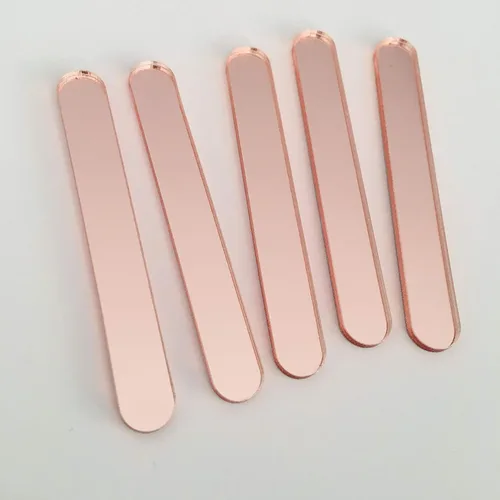 Miniatura 8 de 30 piezas de palitos de paleta de acrílico para helado, helado, caramelo y manzana (negro transparente)
