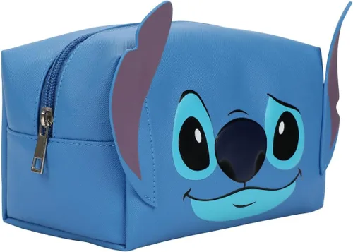 Miniatura 3 de Bioworld Lilo & Stitch Stitch - Bolsa de cosméticos con orejas 3D