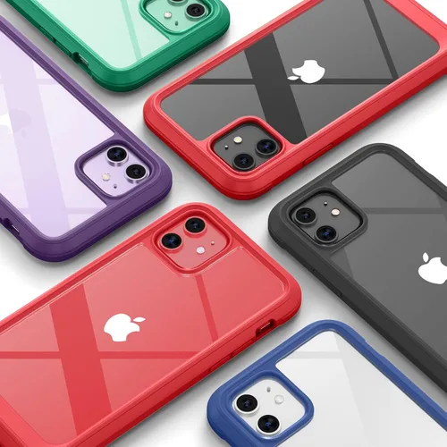 Miniatura 25 de Diaclara Funda diseñada para iPhone 16, mejorada [protección completa de la cámara], carcasa resistente de cuerpo completo con protector de pantalla