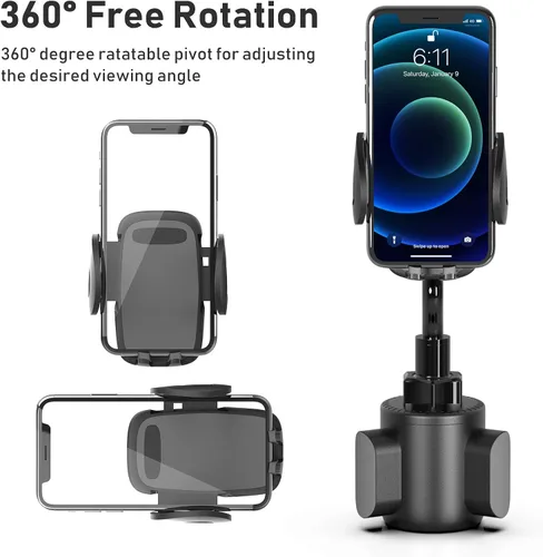 Miniatura 2 de Soportes de teléfono para tu automóvil, soporte de teléfono para portavasos, soporte universal ajustable de cuello de cisne para portavasos