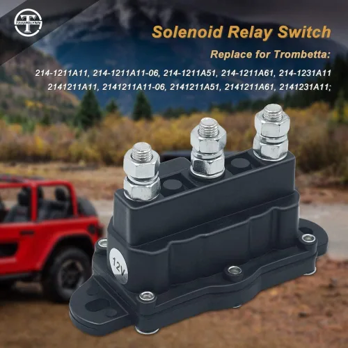 Miniatura 5 de Interruptor de relé de solenoide de inversión del motor del cabrestante de servicio intermitente Reemplazar Trombetta 214-1211A11