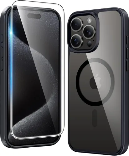 Miniatura 102 de FNTCASE Funda para iPhone 13 Pro-Max: Fundas magnéticas transparentes compatibles con Magsafe Slim anti amarillamiento protección contra caídas